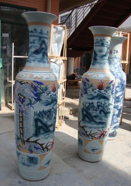 上海陶瓷大花瓶，開(kāi)業(yè)大花瓶