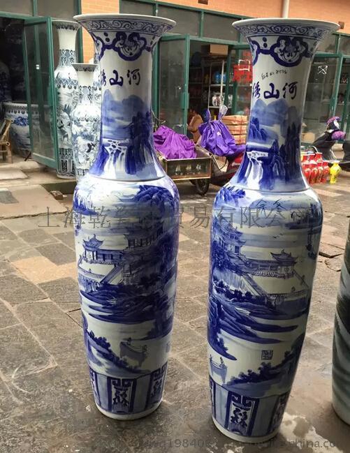 青花瓷大花瓶 手繪青花瓷大花瓶