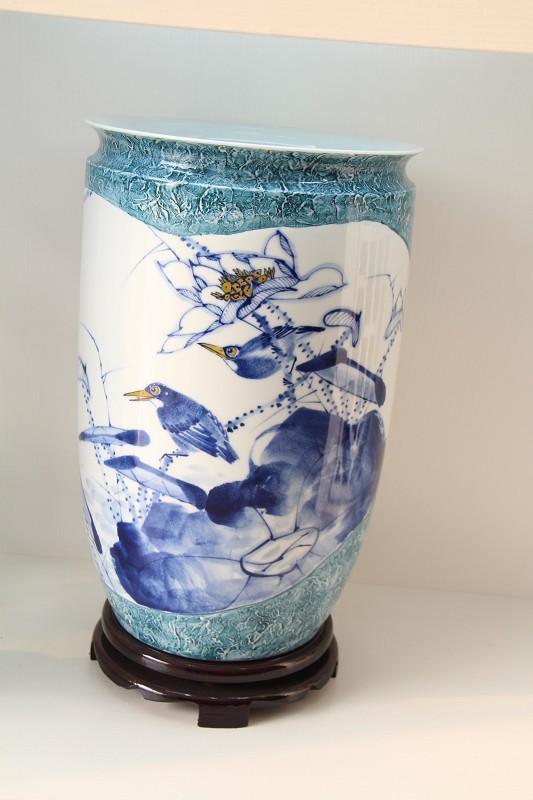 裝飾陶瓷花瓶，慶典陶瓷花瓶，開(kāi)業(yè)禮品陶瓷花瓶